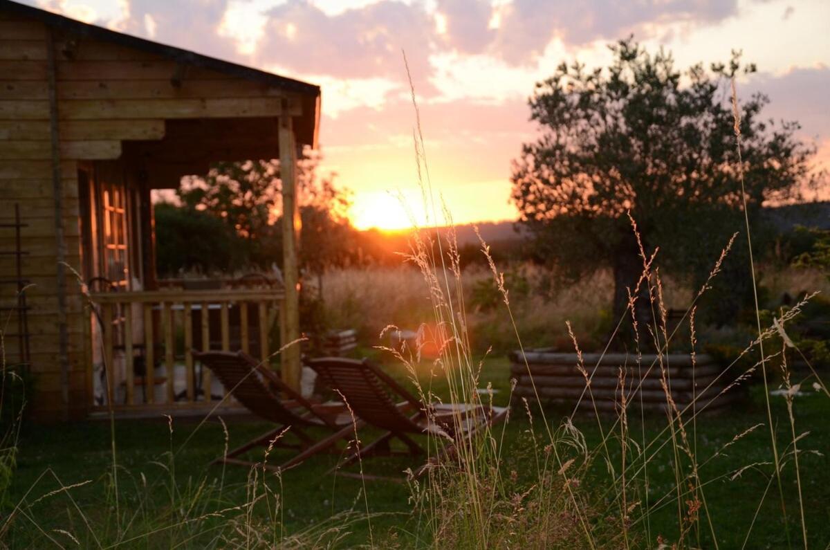 Chalet Bois Pleine Campagne A Pontigny Exterior photo