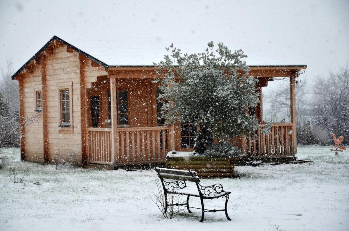 Chalet Bois Pleine Campagne A Pontigny Exterior photo